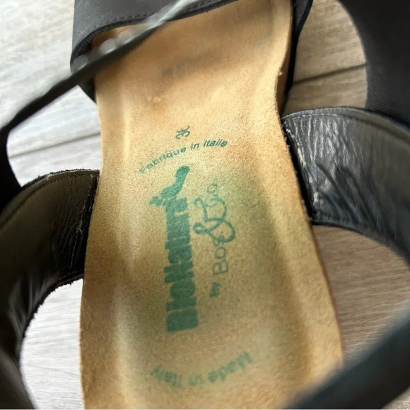 BioNatura Chic Minimalist Cork  Wedge Strappy Sandals Made in Italy - Picture 12 of 16